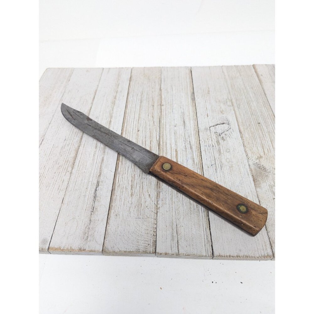 VTG Carbon Steel Slicing Carving Knife 6-3/4" Blade - 11-1/2" Length